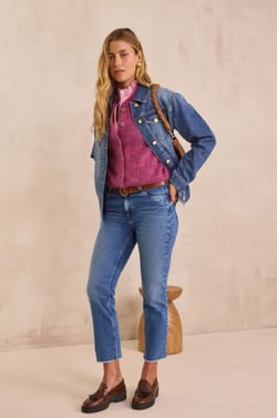 LOULOU sleeveless mohair cardigan;${refinementColor}