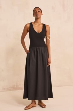 BYS two-tone trapeze dress;${refinementColor}