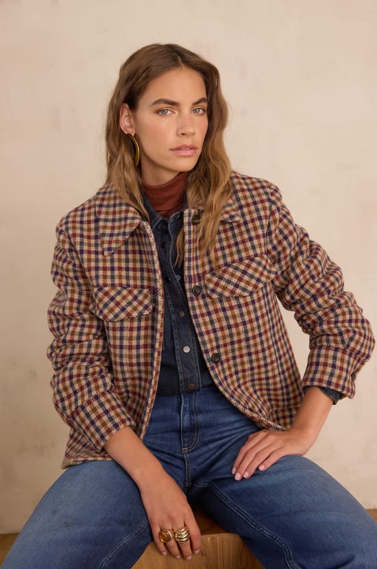 Veste FIERCE en laine;${refinementColor}
