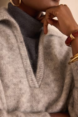 Pull col camionneur en mohair BROOKE;${refinementColor}