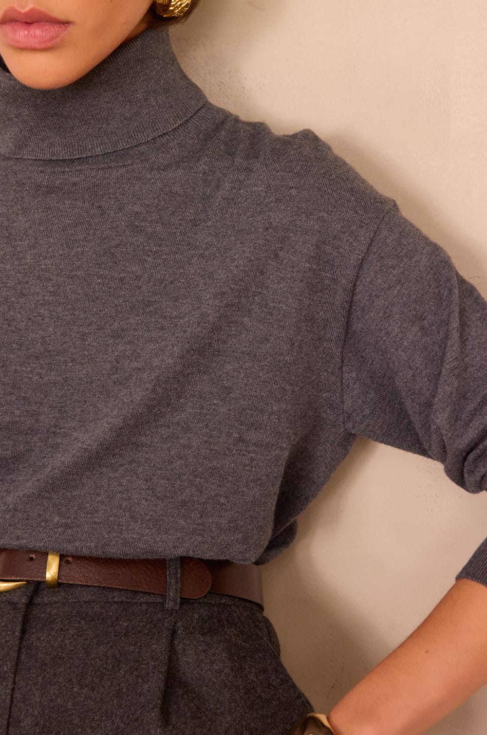 BRIAC wool turtleneck jumper;${refinementColor}