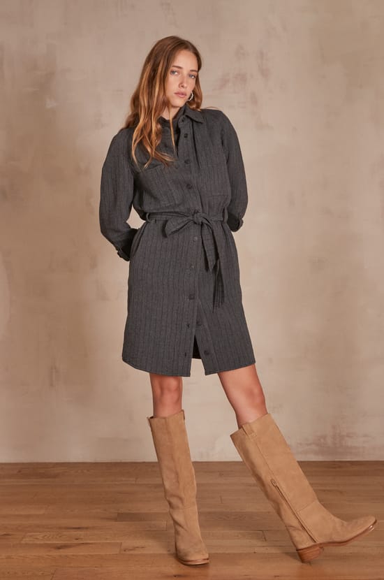 MONDAY shirt dress PhotoZ | 1-2-3