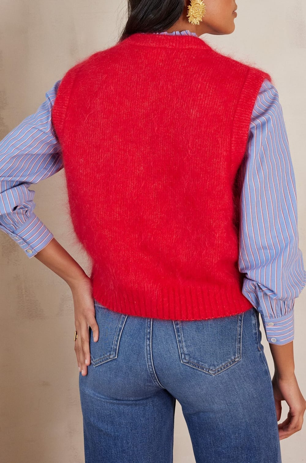 Gilet LOULOU en mohair;${refinementColor}
