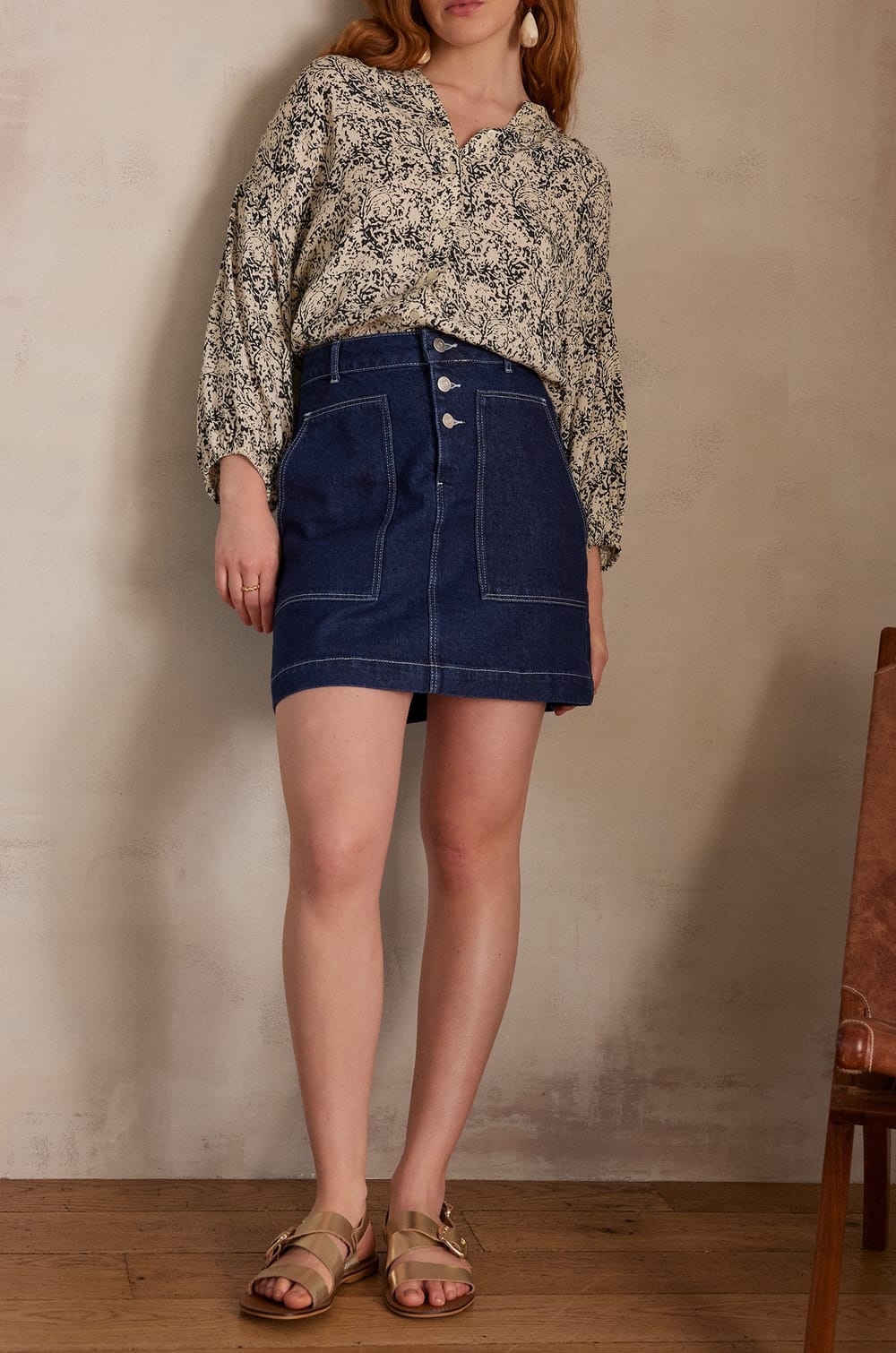 Blouse PROMISE imprim&eacute;e;${refinementColor}