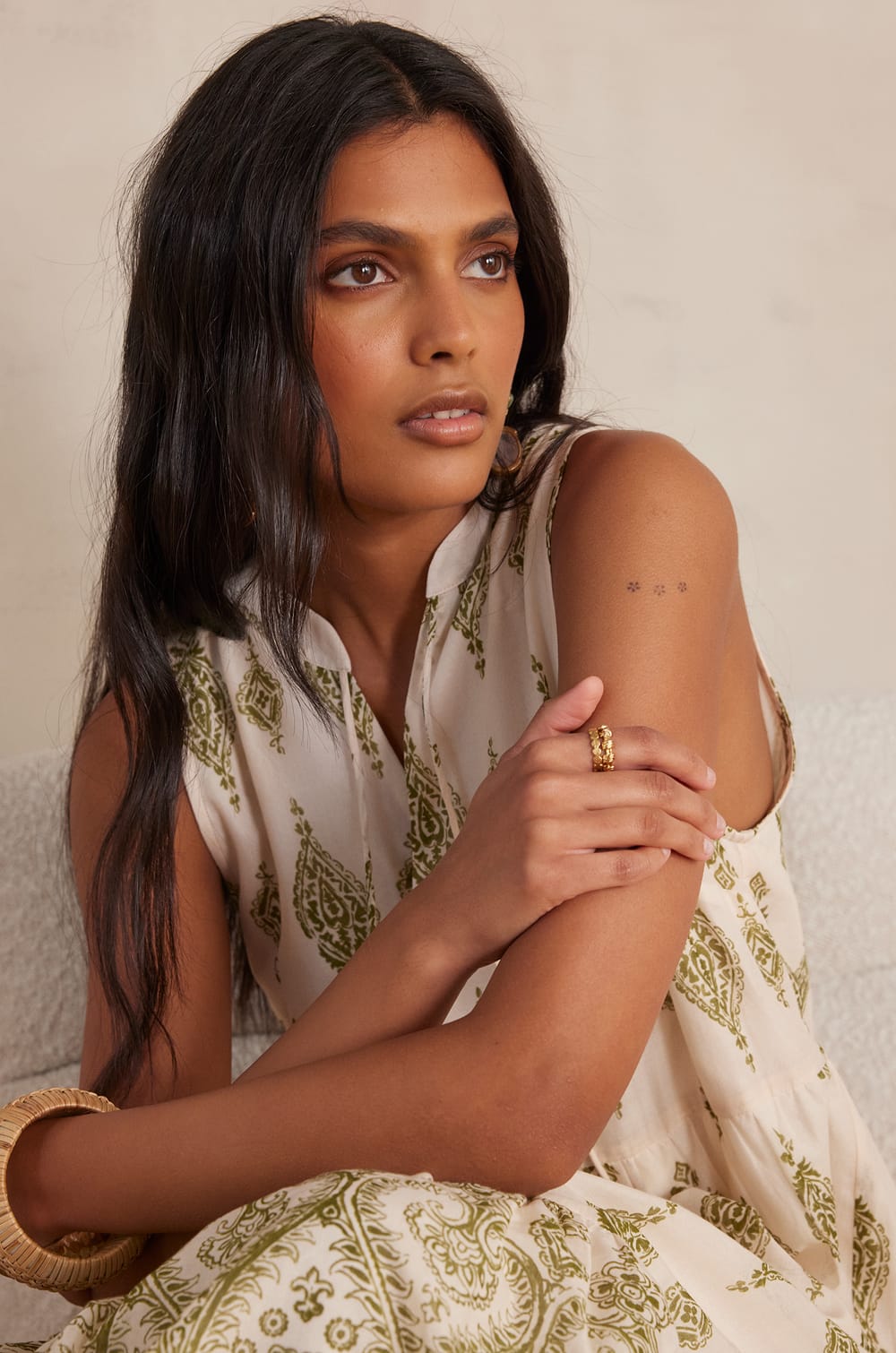 Vestido RIMA de algod&oacute;n;${refinementColor}