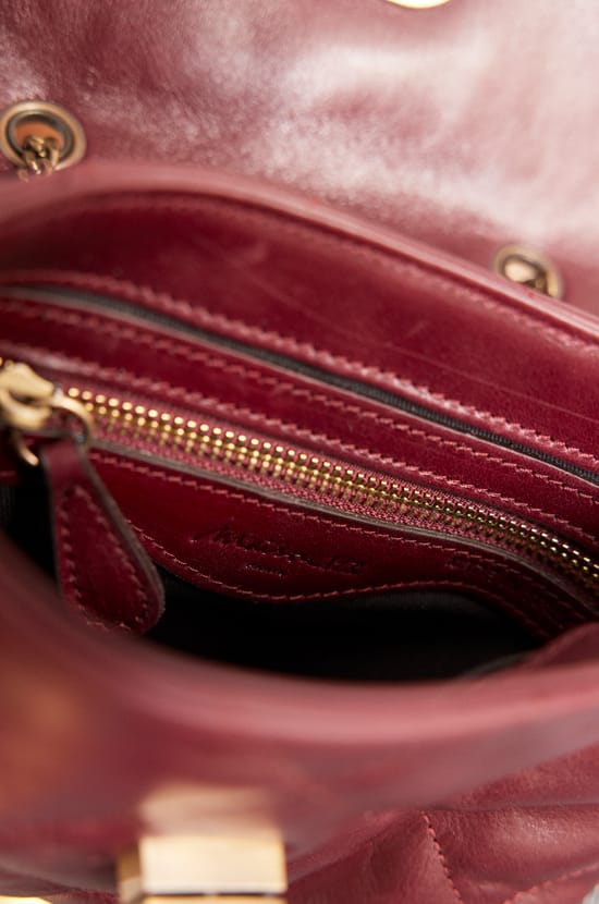 GABY MINI leather bag;${refinementColor}