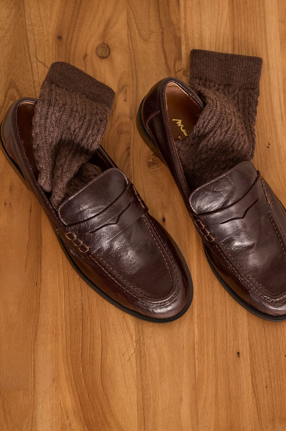 Mocassins en cuir ORNELLA;${refinementColor}