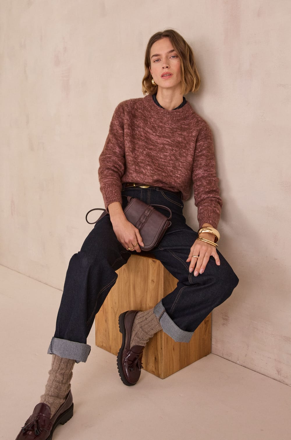 PEARL 4-ply 100% cashmere sweater;${refinementColor}