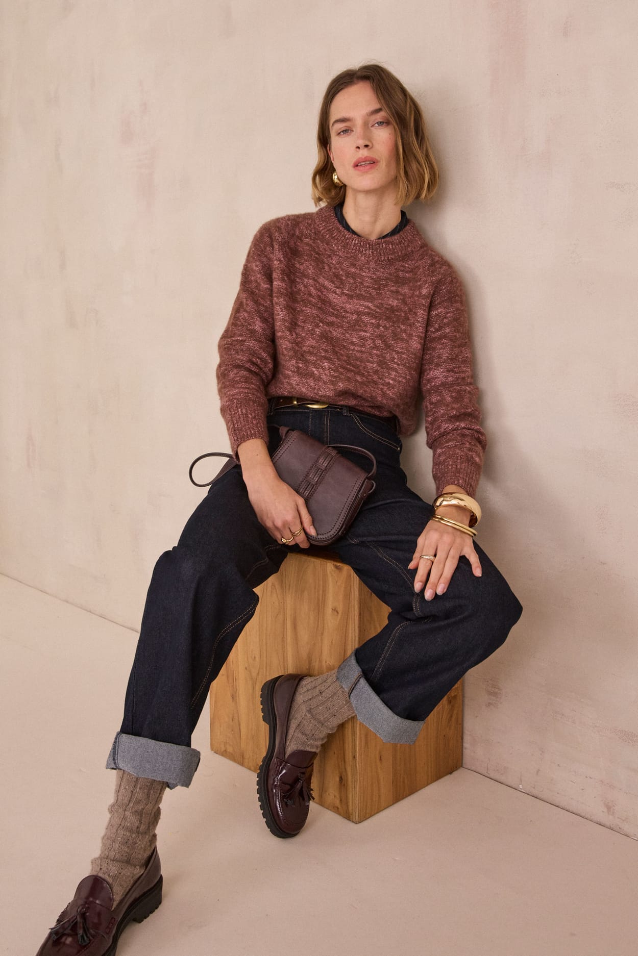 PEARL 4-ply 100% cashmere sweater;${refinementColor}
