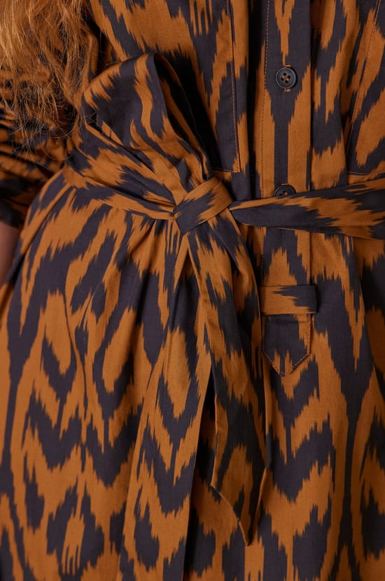 Robe chemise LISEA en coton;${refinementColor}