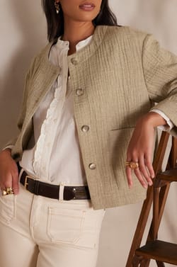 Veste CARMEN en coton;${refinementColor}