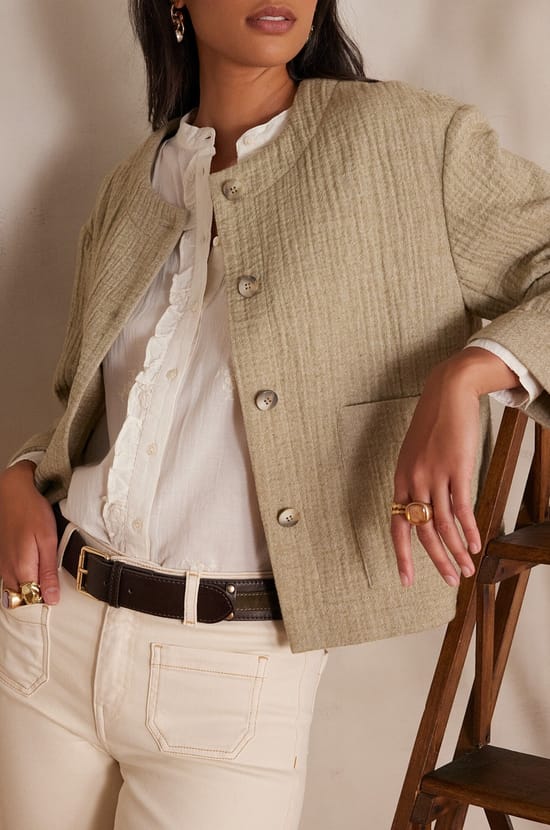 Veste CARMEN en coton;${refinementColor}