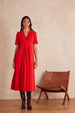 LOVE Cotton Dress;${refinementColor}