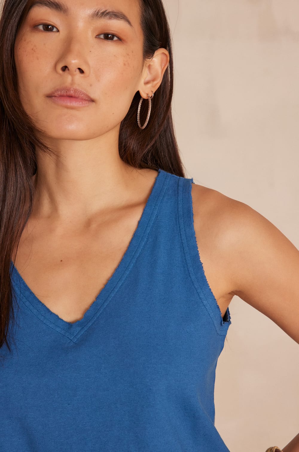 FARAH cotton tanktop;${refinementColor}