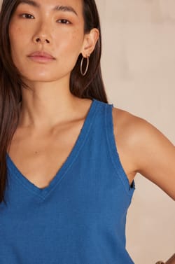 FARAH cotton tanktop;${refinementColor}