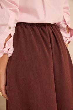 TATIANA extra large cotton trousers;${refinementColor}