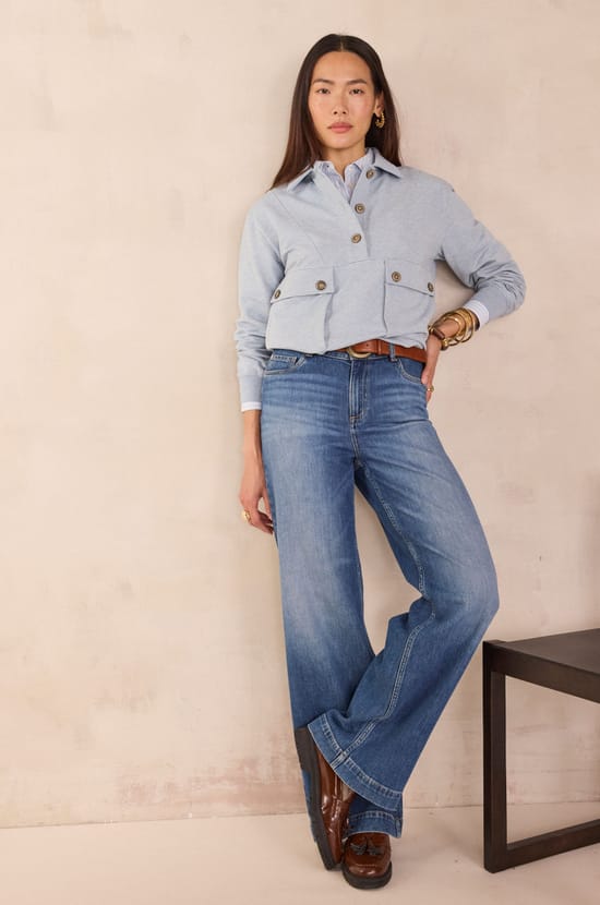 LISA wide-leg jeans;${refinementColor}
