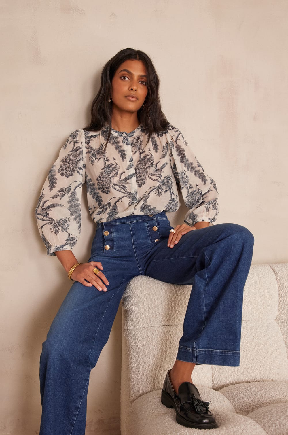 Jean OXAN en coton;${refinementColor}