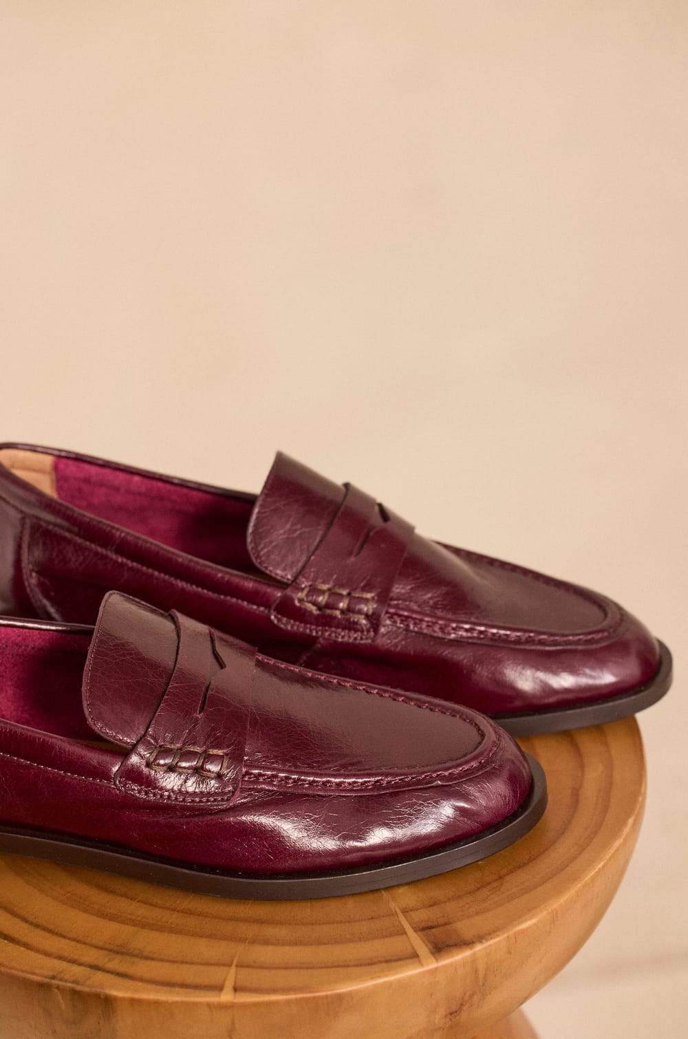 Mocassins en cuir ORNELLA;${refinementColor}