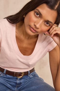 T-shirt en coton DELYA ;${refinementColor}