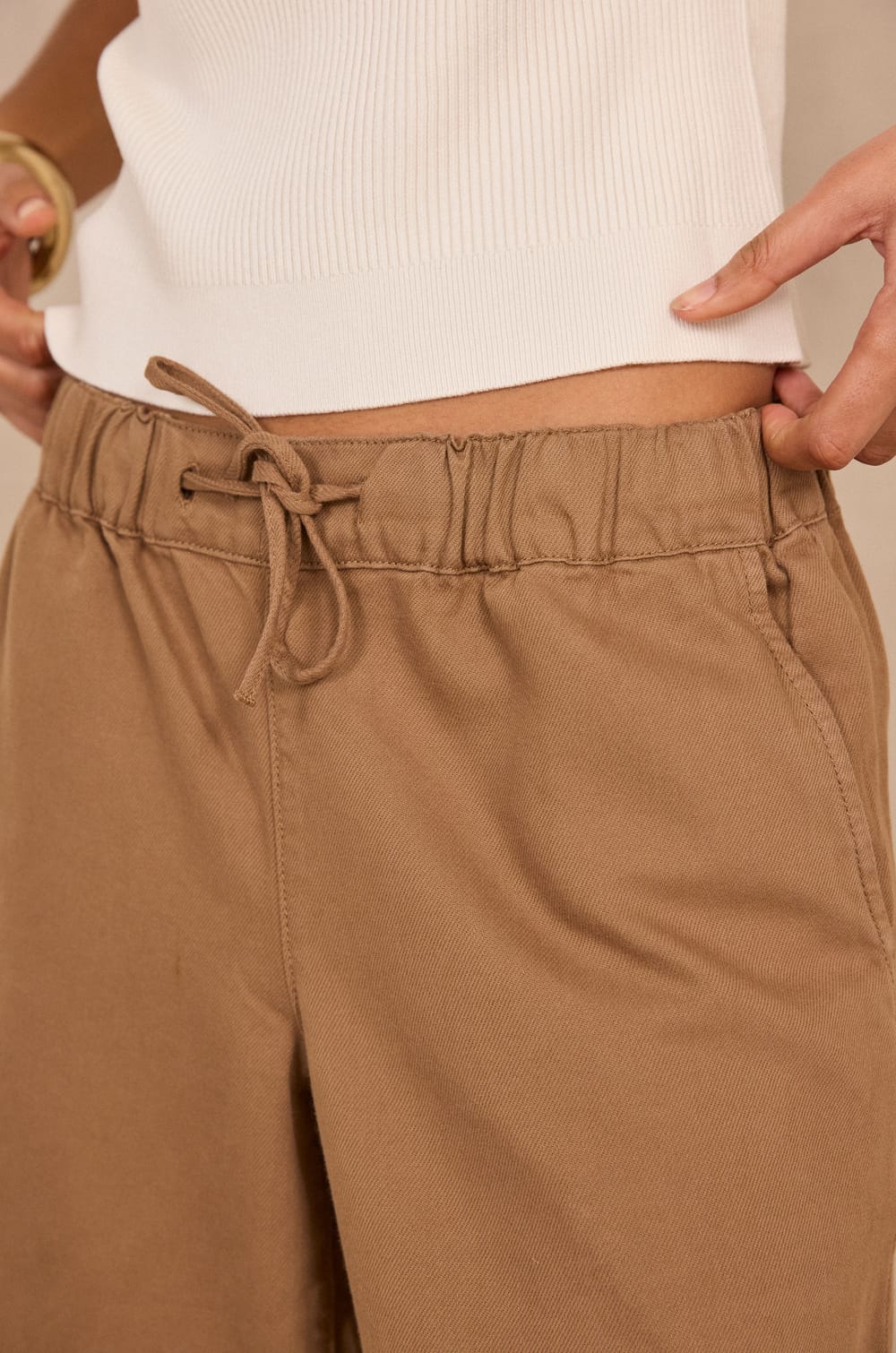 MALO wide cotton pants;${refinementColor}