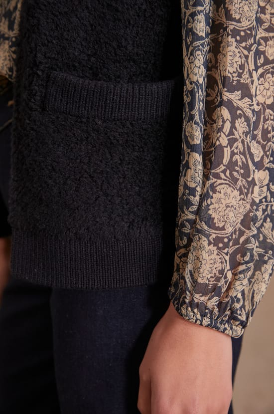 CLARENCE sleeveless wool jacket PhotoZ | 1-2-3