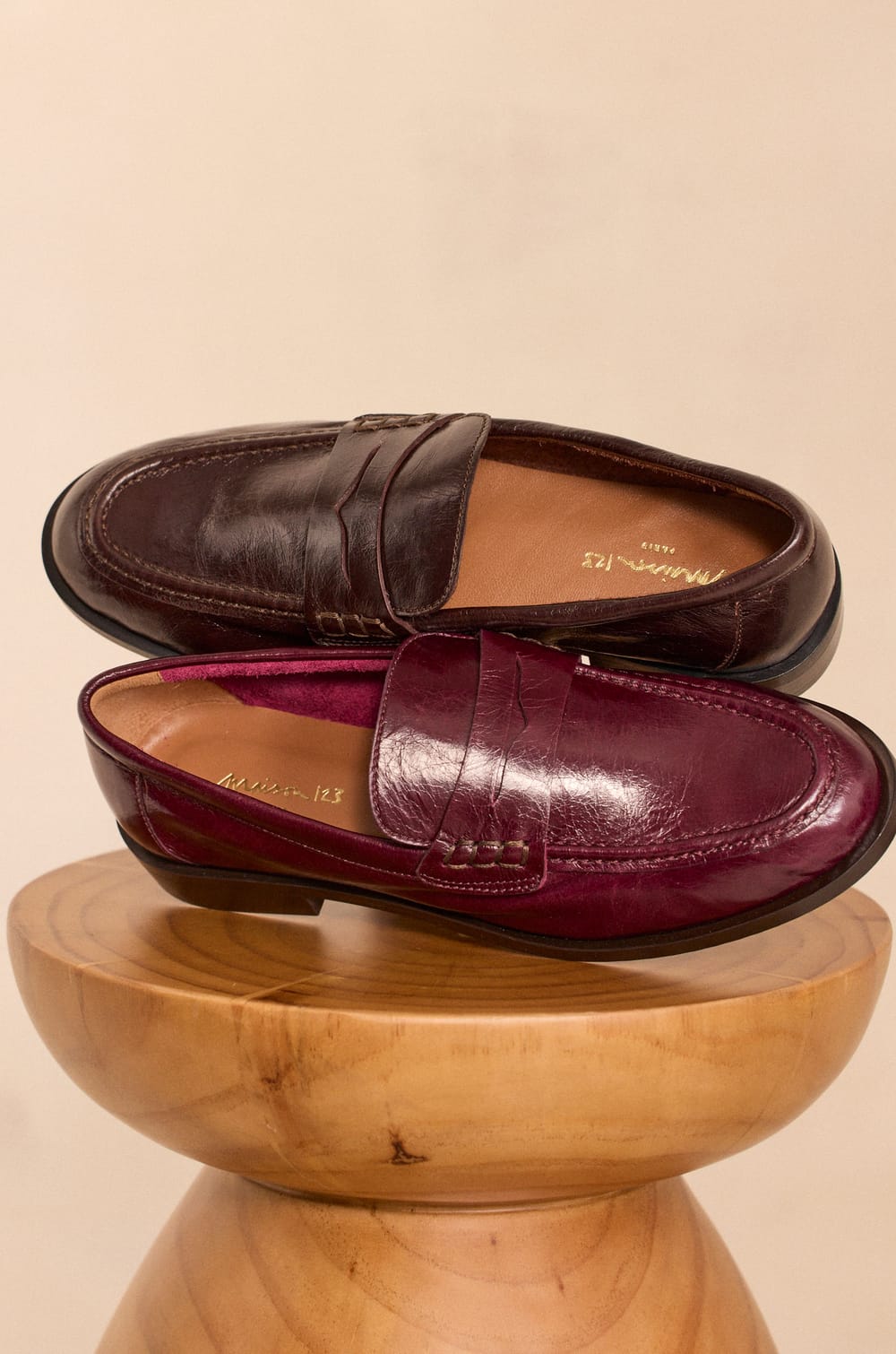 Mocassins en cuir ORNELLA;${refinementColor}