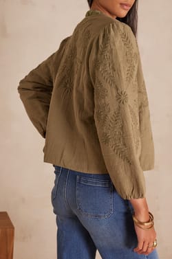 Veste PAMINA en coton;${refinementColor}