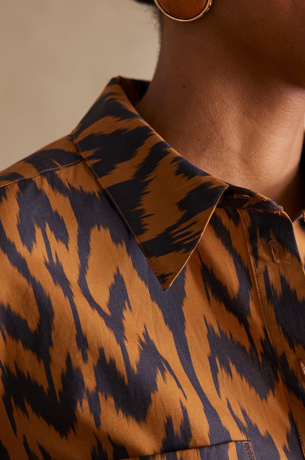 Robe chemise LISEA en coton;${refinementColor}