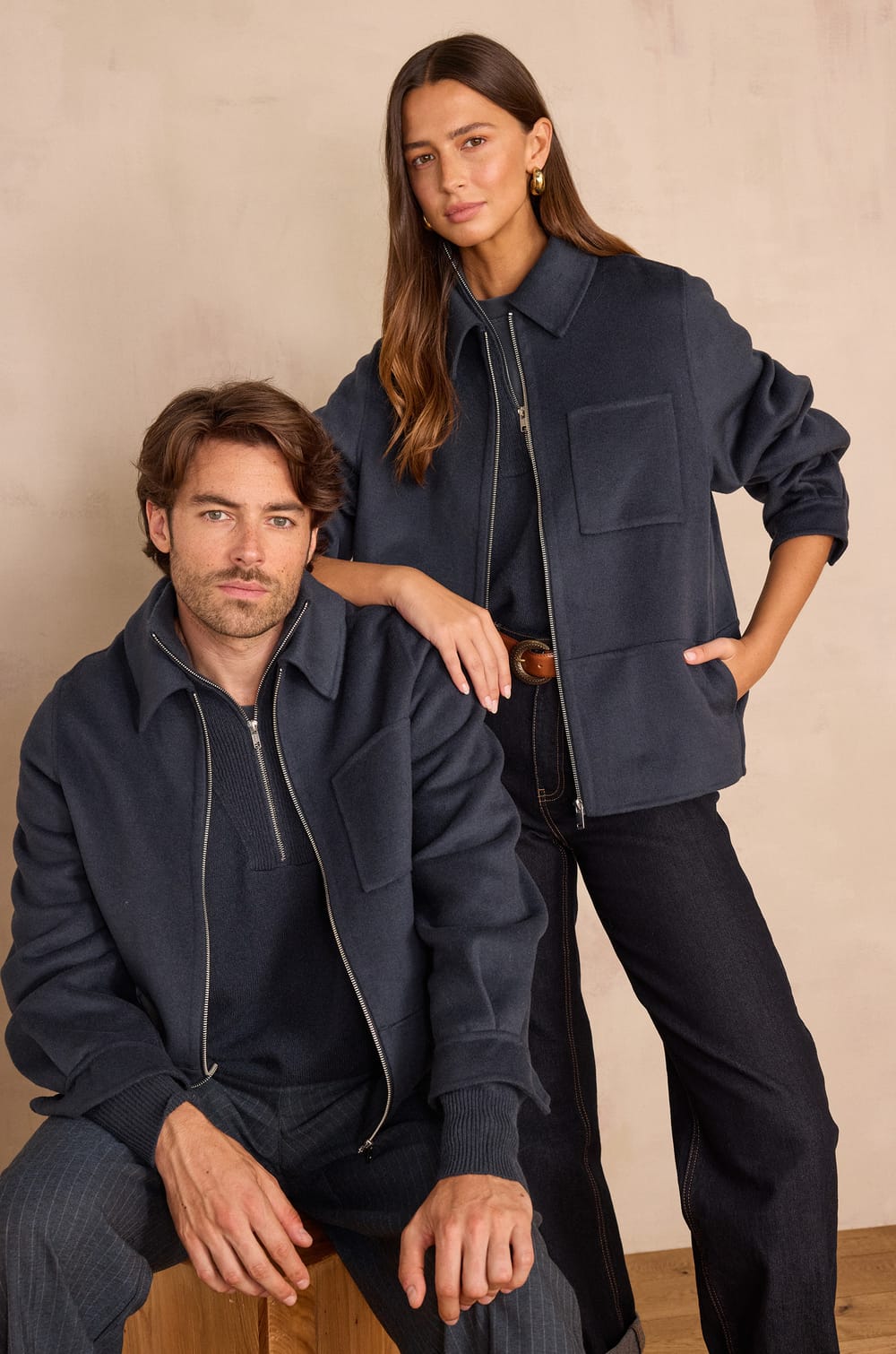 Blouson unisexe en laine AUDACIEUX;${refinementColor}