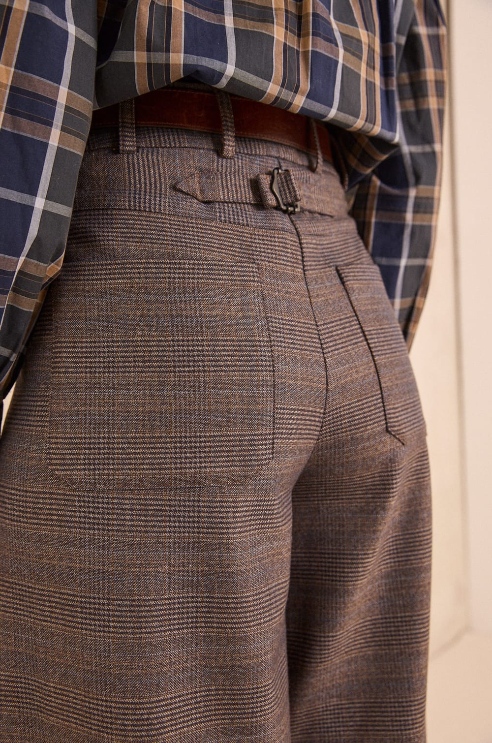 Wide trousers with DAISY pattern;${refinementColor}