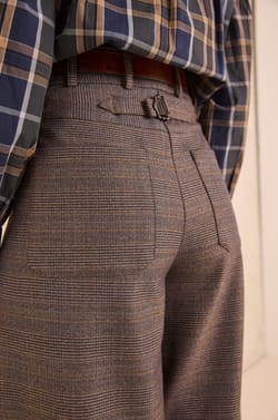 Wide trousers with DAISY pattern;${refinementColor}