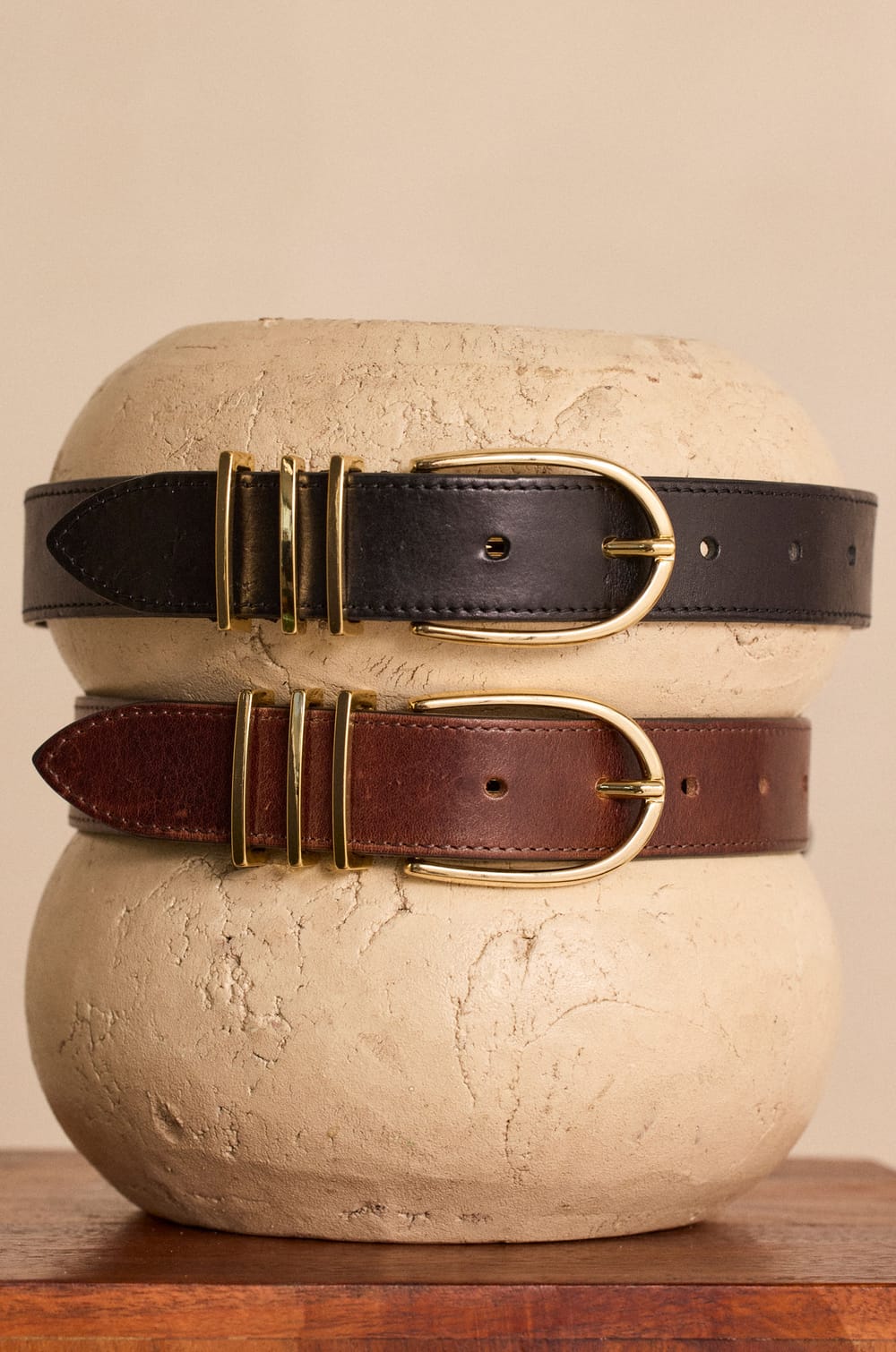 Ceinture en cuir JOHN;${refinementColor}