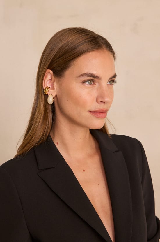 Black tailored jacket SIMONE;${refinementColor}