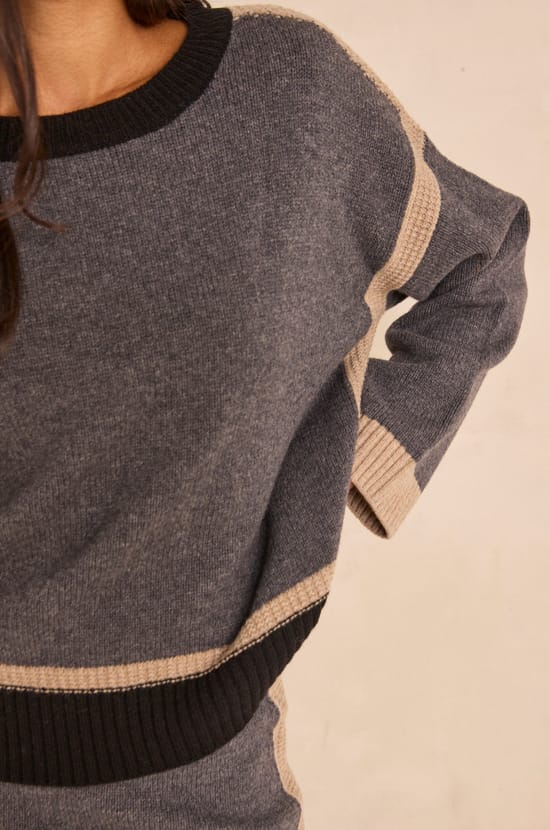 Pull manches longues laine AVA;${refinementColor}