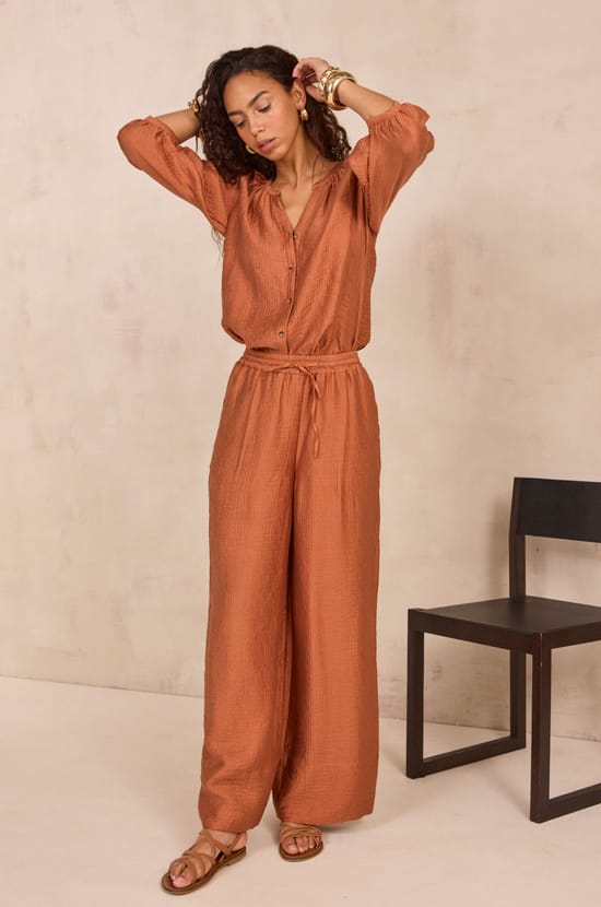 PRINCE wide pants;${refinementColor}