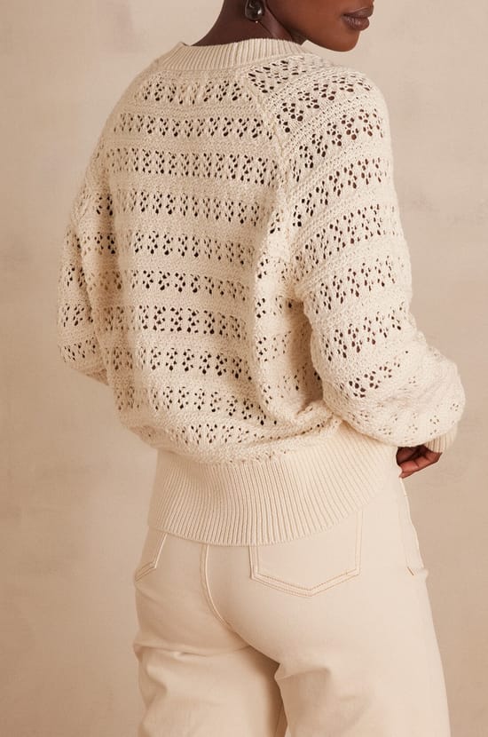 Cardigan BASILIO en coton;${refinementColor}