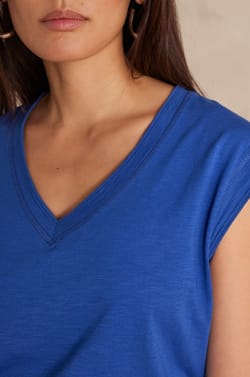 T-shirt DELYA en coton;${refinementColor}