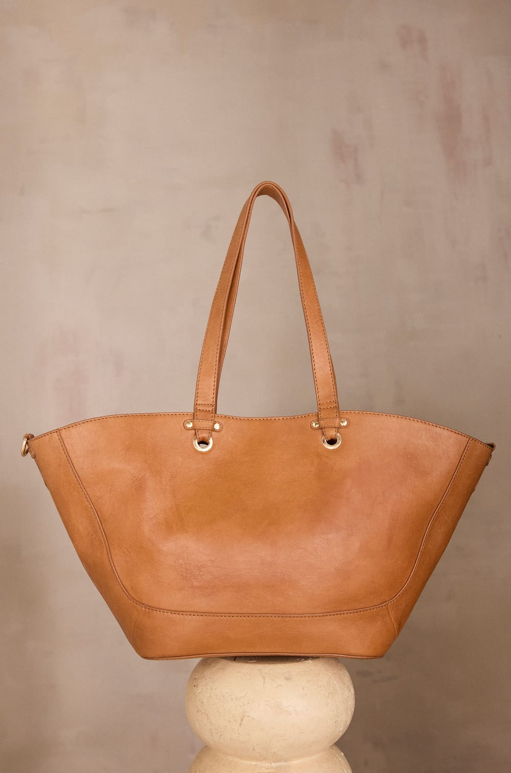 MARCEL leather tote bag;${refinementColor}