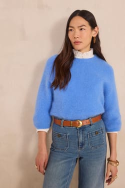 Pull &agrave; manches 3/4 Phoebe;${refinementColor}