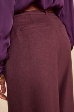 High-waisted wide-leg trousers FLAUBERT;${refinementColor}