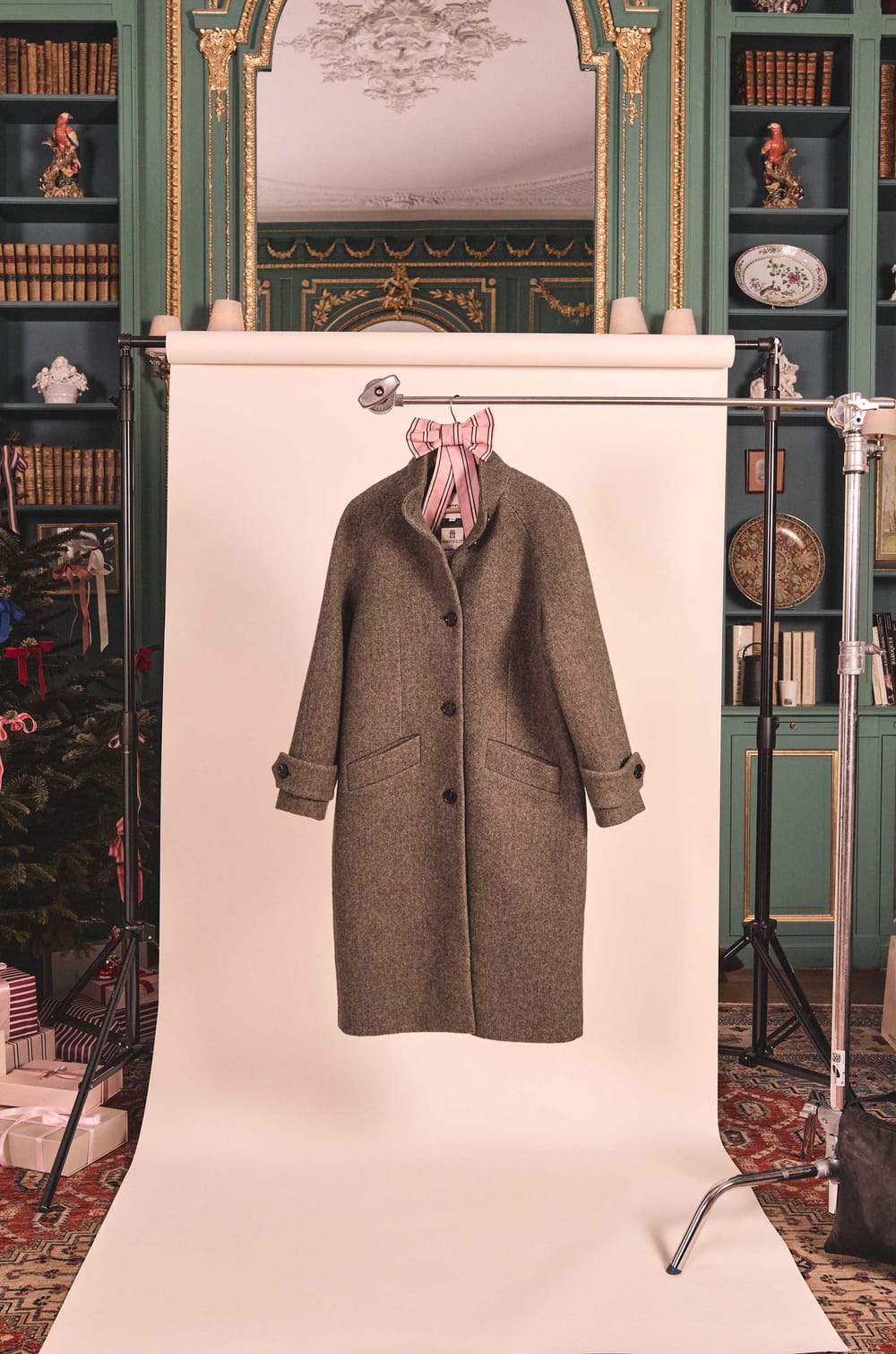 Long wool coat DUKE;${refinementColor}