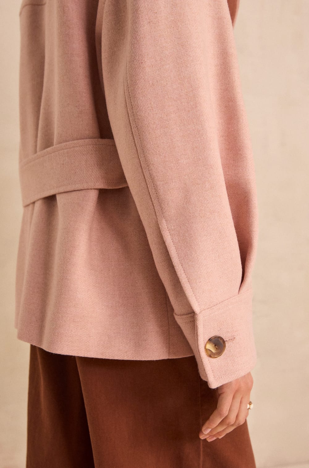 CAMERON mixed wool coat;${refinementColor}