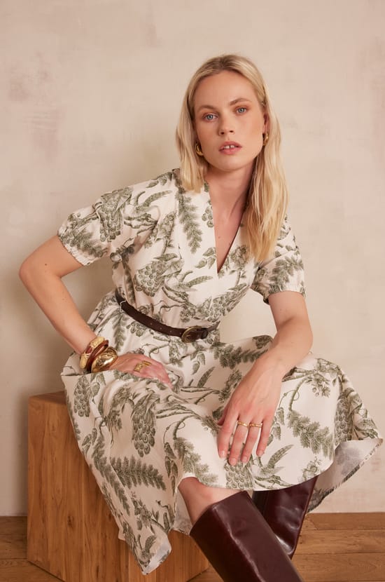 Robe CORDELIA en coton;${refinementColor}