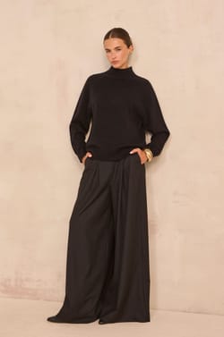 Achille 2-ply cashmere long-sleeve sweater;${refinementColor}