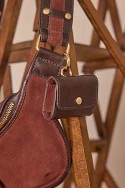 LEONARD leather bum bag;${refinementColor}