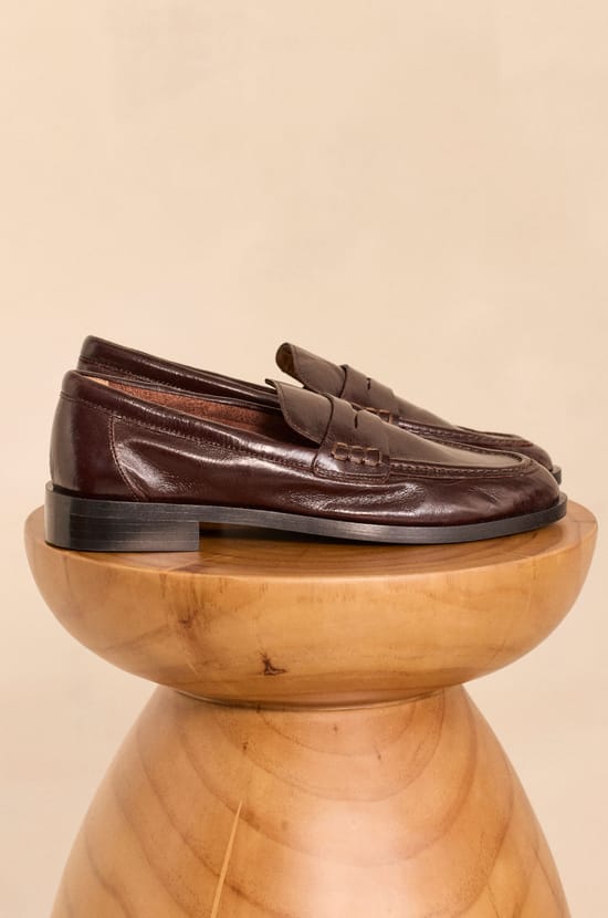 Mocassins en cuir ORNELLA;${refinementColor}