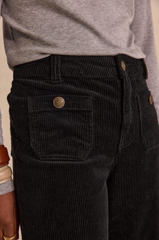 Wide corduroy pants ANAIS;${refinementColor}