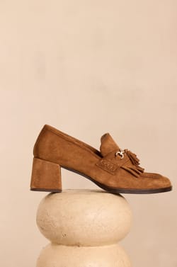 Mocassins en cuir suede Maison 123 x Marine Vignes ARMAND;${refinementColor}