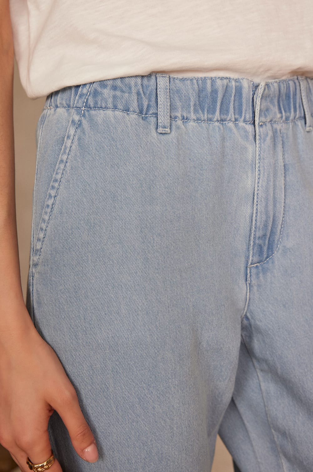 Pantalon chino SABIL en coton;${refinementColor}